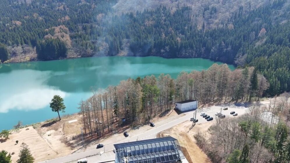 観光施設の空撮